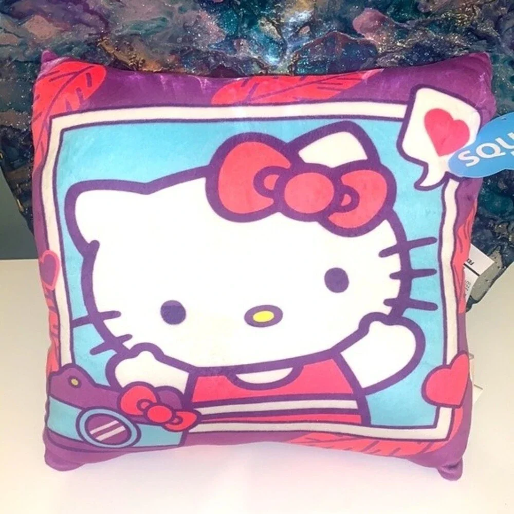 Hello Kitty Throw Decor Pillow Squish Soft NWT